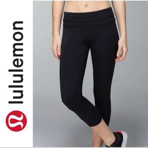 Lululemon Inspire Crop II black leggings